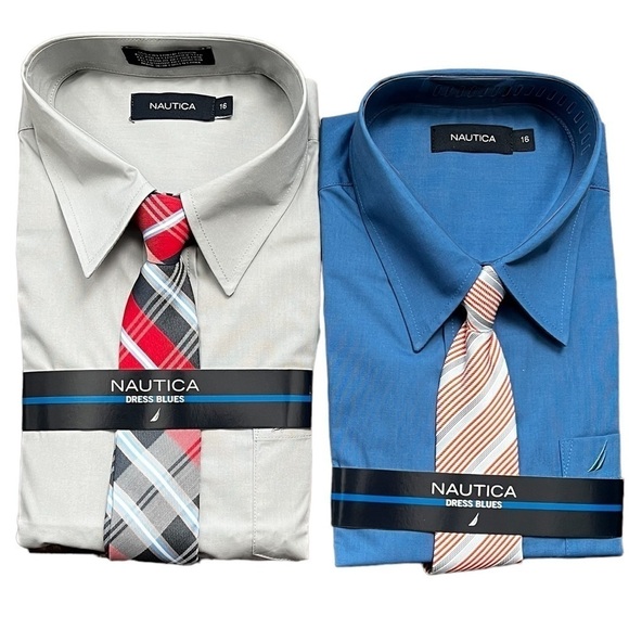 Nautica Other - NWT Men’s Nautica Dress Blues Long Sleeves Shirt